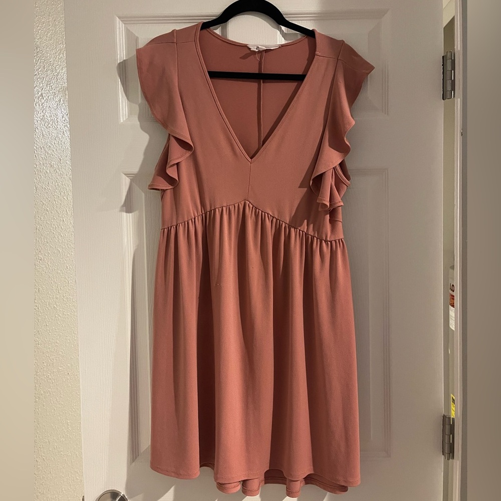 BCBGeneration Pink Babydoll Dress
